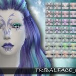 Tribal Face 06 by tatygagg at TSR