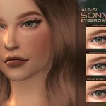 Sonya Eyebrows by alf-si at TSR