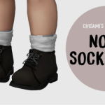 Chisami's Homegrown Nobu Sock Boot Conversion by owl-plumbob