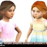 Leah_Lillith's Renaissance Child/Toddler Conversion by Shimydim Sims