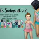 Ruffle Swimsuits by Deetron Sims