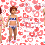 Frilly Toddler Swimsuits by bellassims
