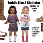 Toddle Like A Gladiator -Original Content-