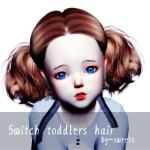 Switch Toddlers Hair by sweets