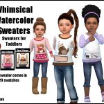 Whimsical Watercolor Sweaters -Original Content-