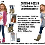 Toddler Boots & Socks Children Conversions