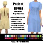 -Project Override- Female Patient Gowns -Original Content-
