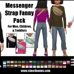 Messenger Strap Fanny Pack -Original Content-
