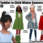 Toddler to Child Winter Conversions -Original Content-
