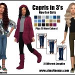 Capri's in 3's (For Girls) -Original Content-