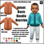 Infant Basic Hoodie Override
