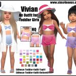 Vivian -An Outfit for Toddler Girls-