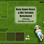 Base Game Grass and Dirt Terrains Retextured
