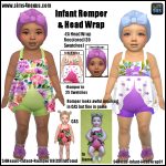 Infant Romper & Head Wrap